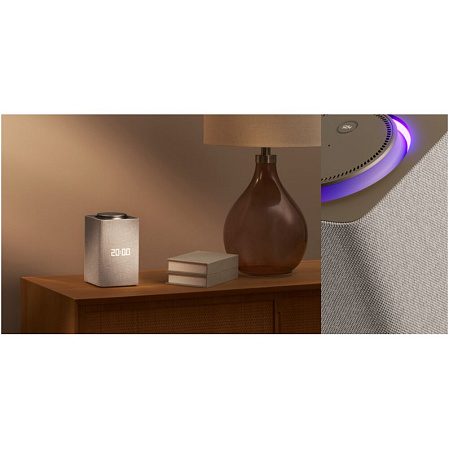 Умная колонка Яндекс Станция Макс Zigbee, 65Вт с голосовым помощником Алиса Beige