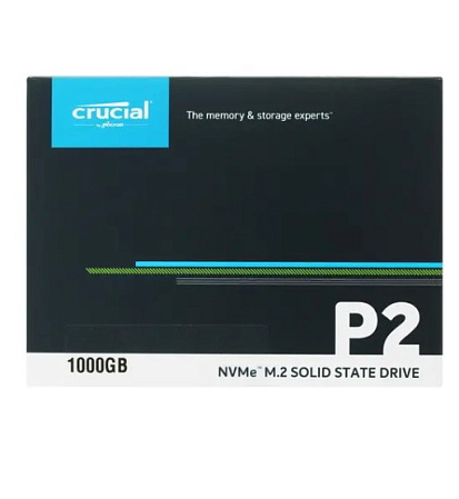 Внутренний SSD-накопитель 1000Gb Crucial P2 (CT1000P2SSD8) M.2 2280 PCIe NVMe 3.0 x4