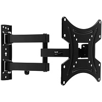 Кронштейн наклонно-поворотный Buro FL3S 20-48' до 15кг Vesa до 200x200 черный