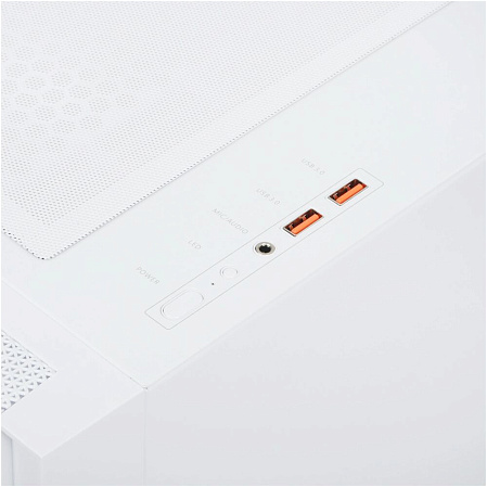 Корпус ATX Miditower PcCooler C3D510 WH ARGB White