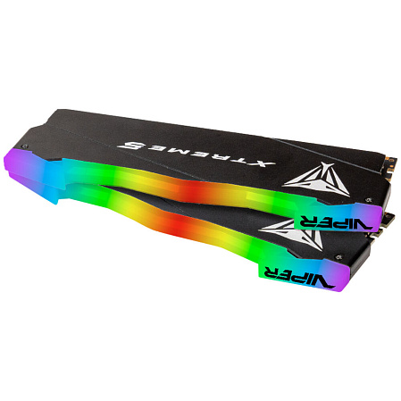 Модуль памяти DIMM 48Gb 2х24Gb DDR5 PC64000 8000MHz Patriot Memory Viper Xtreme 5 RGB Black (PVXR548G80C38K)