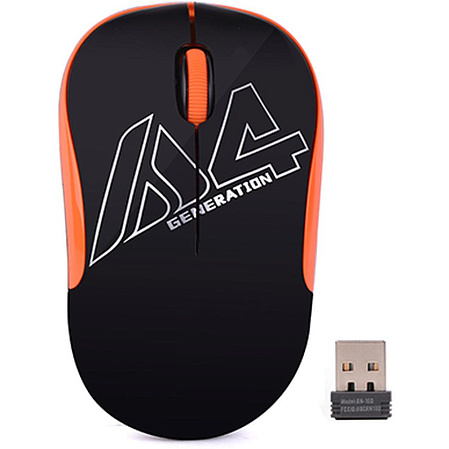 Мышь беспроводная A4Tech V-Track G3-300N Black/Orange беспроводная