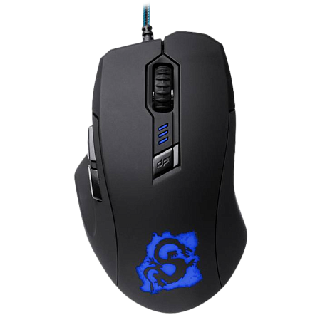 Мышь Oklick 725G Dragon Black\Blue проводная