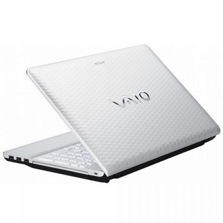 Ноутбук Sony VPC-EL2S1R/W E450/4G/320/HD 6320/DVD/15.5"/bt/Win7 HB64 white