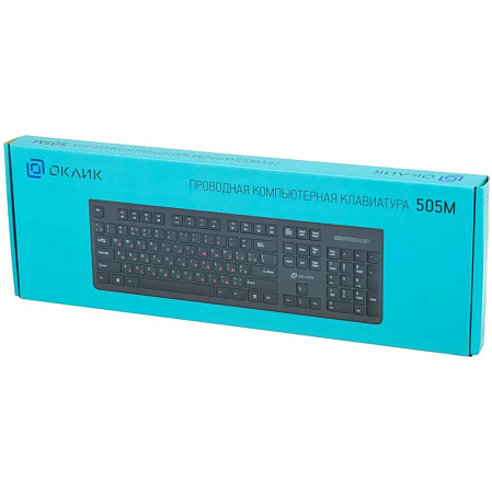 Клавиатура Oklick 505M Black slim
