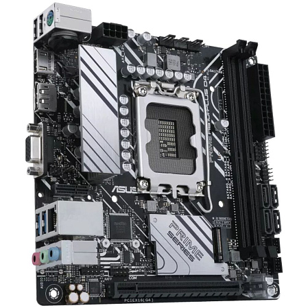 Материнская плата ASUS Prime H610I-Plus D4-CSM H610 Socket-1700 2xDDR4, 4xSATA3, 1xM.2, 1xPCI-E16x, 2xUSB3.2, D-Sub, DP, HDMI, Glan, mini-ITX