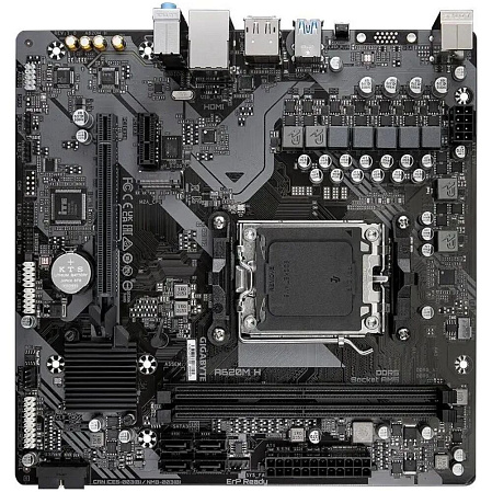 Материнская плата Gigabyte A620M H Socket-AM5 AMD A620 2xDDR5, 4xSATA3, RAID, 1xM.2, 1xPCI-E16x, 2xUSB3.2, DP, HDMI, Glan, mATX Ret