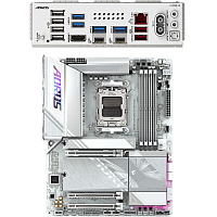 Материнская плата Gigabyte X870E A Elite WF7 Ice Socket-AM5 AMD X870E 4xDDR5, 4xSATA3, RAID, 4xM.2, 3xPCI-E16x, 6xUSB3.2, 2xUSB3.2 Type C, DP, HDMI, Glan, ATX Ret