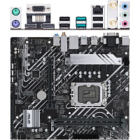 Материнская плата ASUS Prime H610M-A WiFi D4 H610 Socket-1700 2xDDR4, 4xSATA3, 2xM.2, 1xPCI-E16x, 2xUSB3.2, D-Sub, DP, HDMI, WiFi, Glan, mATX