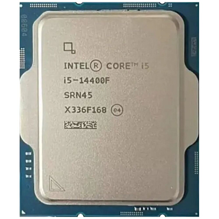 Процессор Intel Core i5-14400F, 2.5ГГц, (Turbo 4.7ГГц), 10-ядерный, 20МБ, LGA1700, OEM