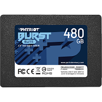 Внутренний SSD-накопитель 480Gb Patriot Memory Burst Elite PBE480GS25SSDR SATA3 2.5