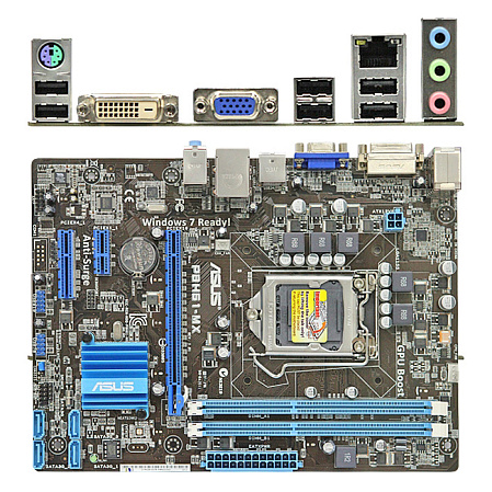 Материнская плата ASUS P8H61-MX/SI Socket-1155 H61 2xDDR3, 1xPCI-E 16x, GLan, mATX