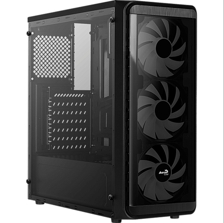 Корпус ATX Miditower AeroCool SI-5200 Frost Black