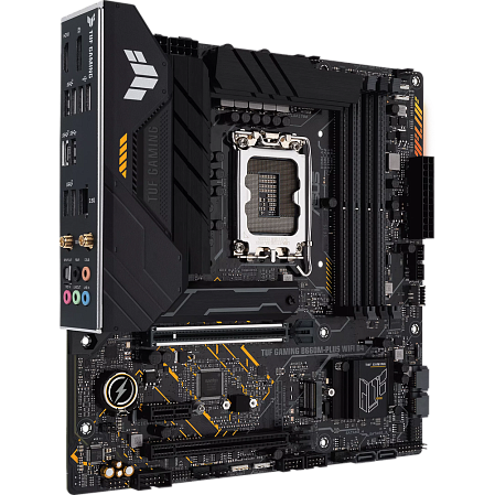 Материнская плата ASUS TUF Gaming B660M-Plus WiFi D4 B660 Socket-1700 4xDDR4, 4xSATA3, RAID, 2xM.2, 2xPCI-E16x, 5xUSB3.2, 1xUSB3.2 Type C, DP, HDMI, WiFi, 2.5Glan, mATX
