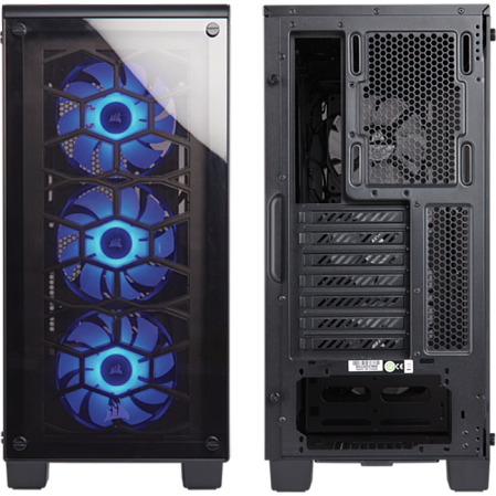 Корпус ATX Miditower Corsair Crystal Series 460X RGB CC-9011101-WW Black