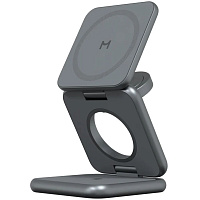 Беспроводная зарядная панель 3 в 1 Magssory Fold Pro WCH063 Qi2 Midnight