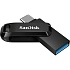 USB Flash накопитель 256GB SanDisk Ultra Dual Drive Go (SDDDC3-256G-G46) USB3.1/Type-C (OTG) Черный