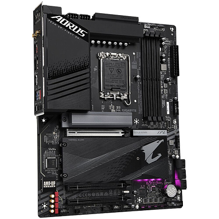Материнская плата Gigabyte Z790 AORUS Elite AX Z790 Socket-1700 4xDDR5, 6xSATA3, RAID, 4xM.2, 3xPCI-E16x, 5xUSB3.2, 1xUSB3.2 Type C, DP, HDMI, WiFi, 2.5Glan, ATX