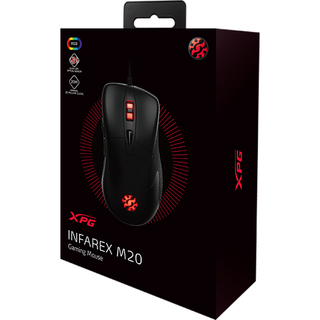 Мышь XPG INFAREX M20 Black проводная