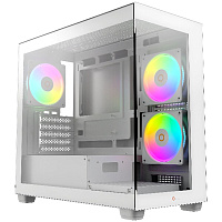 Корпус MicroATX Miditower Ocypus Gamma C52 WH ARGB White