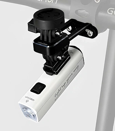 GACIRON Велосипедный фонарь Kiwi-1200, белый