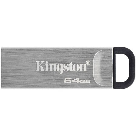 USB Flash накопитель 64GB Kingston DataTraveler Kyson (DTKN/64GB) USB 3.2 Черно-серебристый