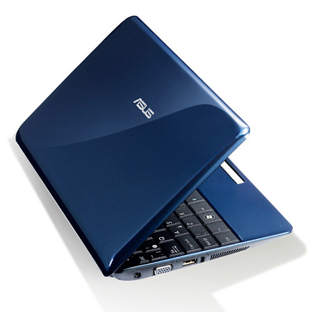 Нетбук Asus EEE PC 1005P Atom N450/2Gb/160Gb/4400mAh/10,1"/Blue/Win 7 Starter