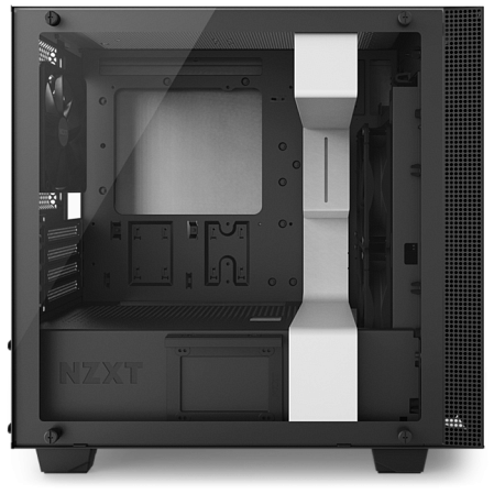 Корпус MicroATX Miditower NZXT H400i Smart CA-H400W-WB White/Black