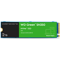 Внутренний SSD-накопитель 2000Gb Western Digital Green SN350 (WDS200T3G0C) M.2 2280 PCIe NVMe 3.0 x4