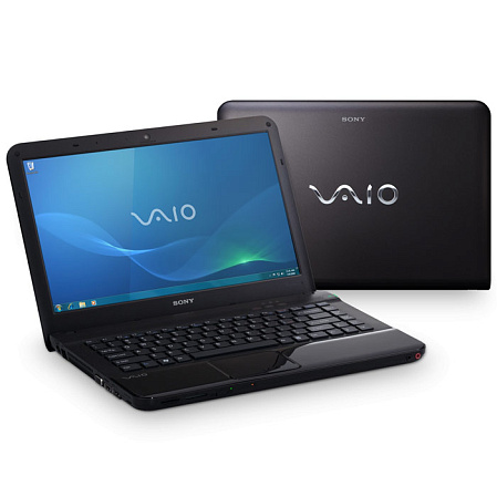 Ноутбук Sony VPC-EA2M1R/BJ P6000/4G/320/DVD/bt/HD 5145 512Mb/cam/14"/Win7 HP Black