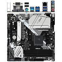 Материнская плата ASRock B550M Pro4 Socket-AM4 AMD B550 4xDDR4, 6xSATA3, RAID, 1xM.2, 2xPCI-E16x, 5xUSB3.2, 1xUSB3.2 Type C, D-Sub, DP, HDMI, Glan, mATX Ret