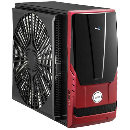 Корпус ATX Miditower AeroCool Aero Racer Red/Black