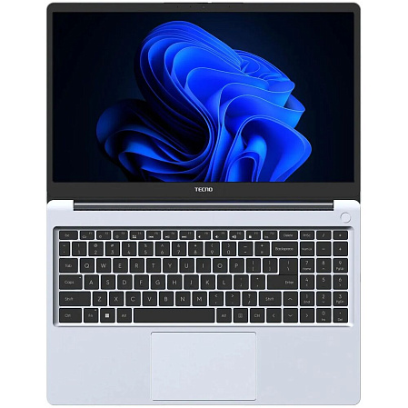 Ноутбук TECNO MegaBook K15SDA AMD Ryzen 5 7430U/16Gb/512Gb SSD/15.6" WUXGA/Win11 Silver