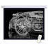 Cactus 150x150см Motoscreen, 1:1, рулонный
