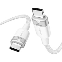 Кабель Type C - Type C 1m Vention TRIWF 5A, PD240W Белый