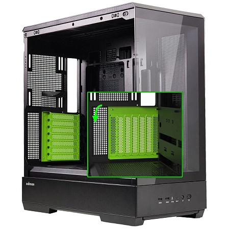 Корпус ATX Miditower Zalman P50 Black