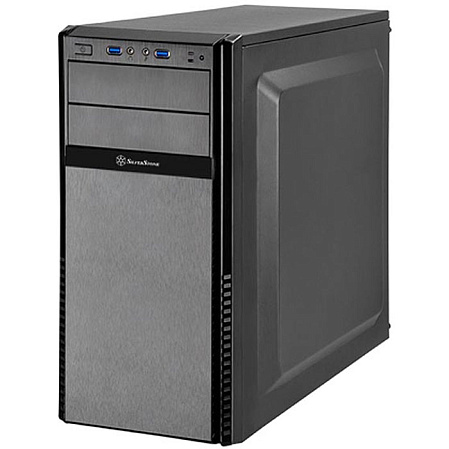 Корпус ATX Miditower Silverstone PS11B-Q Black 