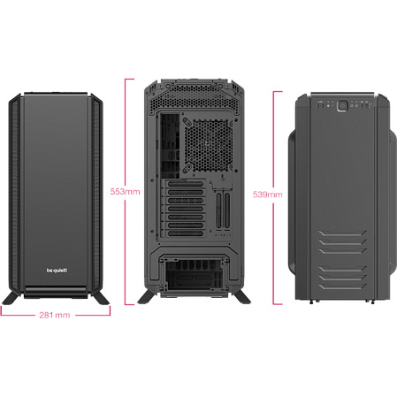 Корпус ATX Miditower be quiet! Silent Base 801 (BG029) Black