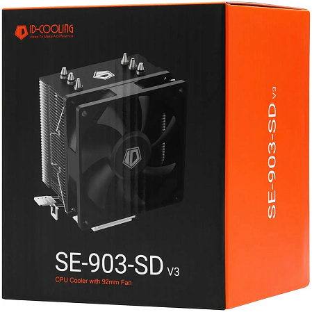 Охлаждение CPU Cooler for CPU ID-COOLING SE-903-SD V3 Black S1155/1156/1150/1200/1700/AM4/AM5