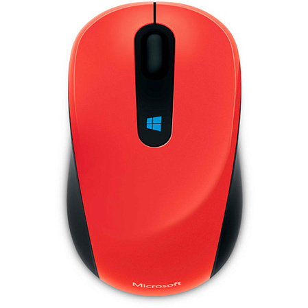 Мышь беспроводная Microsoft Sculpt Mobile Mouse Red Wireless 43U-00026