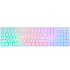 Клавиатура Oklick 550ML White slim Multimedia LED