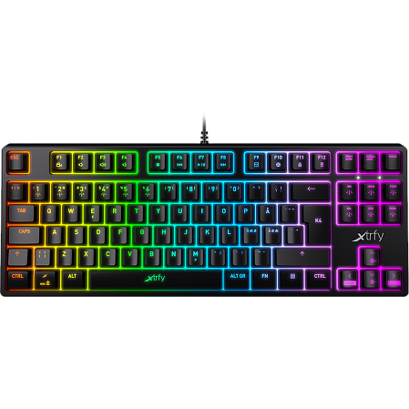 Клавиатура Xtrfy K4 RGB Tenkeyless Black
