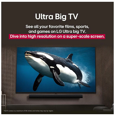 Телевизор 65" LG 65UA75009LA.ARUG 2025