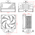 Охлаждение CPU Cooler for CPU ID-COOLING FROZN A410 ARGB Black S1155/1156/1150/1151/1200/1700/AM4/AM5