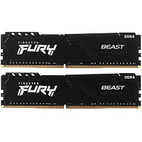 Модуль памяти DIMM 64Gb 2х32Gb DDR4 PC25600 3200MHz Kingston Fury Renegade Black (KF432C16RB2K2/64)