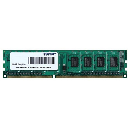 Модуль памяти DIMM 4Gb DDR3 PC10660 1333Mhz Patriot Memory (PSD34G133381)