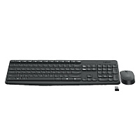 Клавиатура+мышь Logitech Wireless Combo MK235 Black