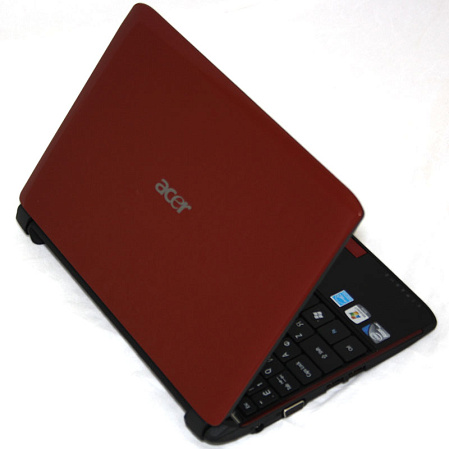 Нетбук Acer Aspire One AO532h-28rk Atom N450/1Gb/160Gb/10.1"/WiMax/Win 7 Starter/red (LU.SCN08.001)