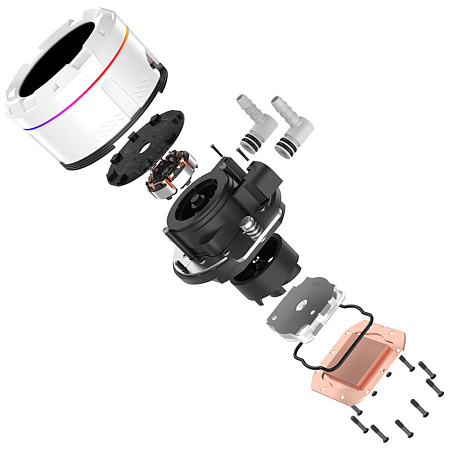 Система водяного охлаждения ID-Cooling SL240 White 1150/1155/S1156/1151/1200/1700, AM4/AM5