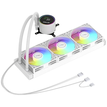 Система водяного охлаждения Coolleo ICE Fairy DIG 360 Lite WH White (DIG-360-LITE-WH) S115x/1200/1700/1851, AM4/AM5